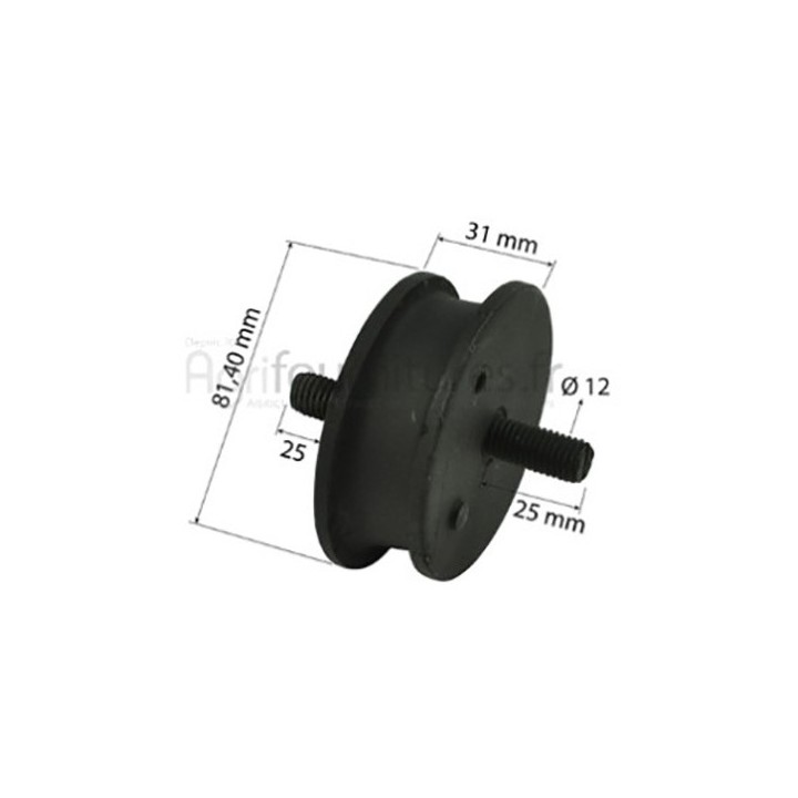 Amortisseur silentbloc Bepco 25/4114-27 pour tracteur