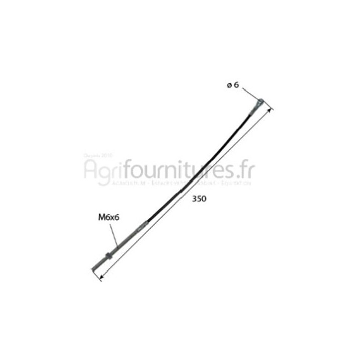 Câble portière de porte Bepco 23/4171-1 pour tracteur