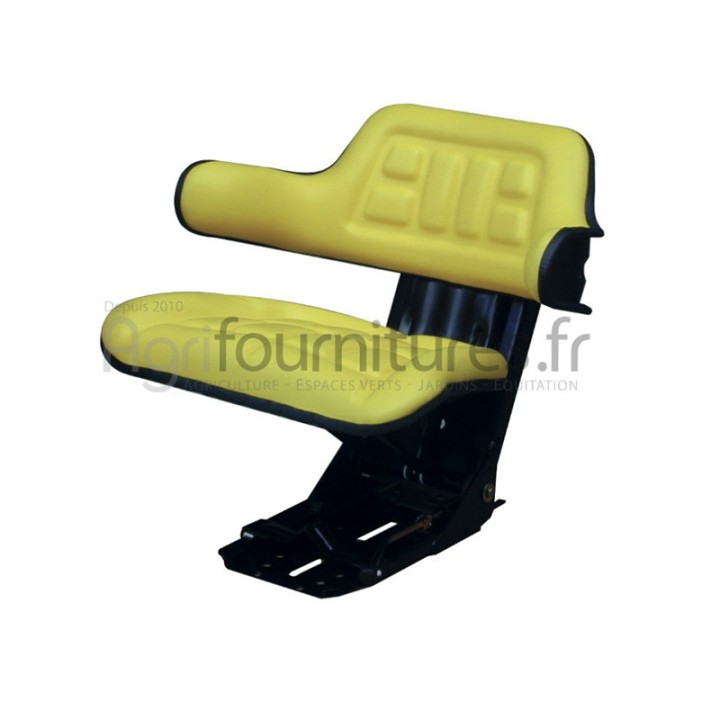 Siège à suspension mécanique jaune Bepco 61/830-825 pour tracteur