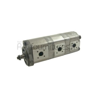 Pompes hydrauliques à engrenages triple 17 + 11 + 8 cc Bepco 69/566-130 pour tracteur