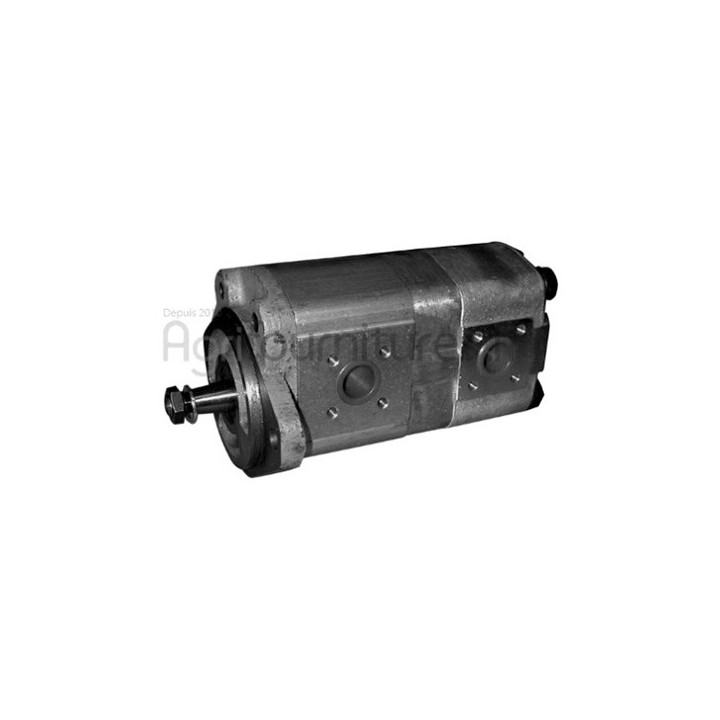 Pompes hydrauliques à engrenages double 17 + 11 cc Bepco 69/566-72 pour tracteur