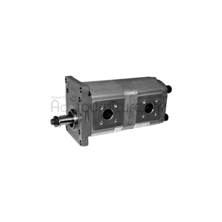 Pompes hydrauliques à engrenages double 16 + 11 cc Bepco 69/566-101 pour tracteur