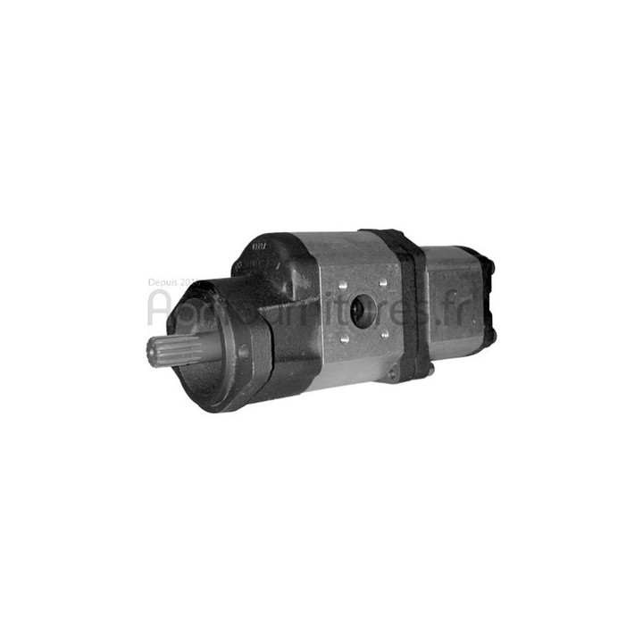 Pompes hydrauliques à engrenages double 28 + 16 cc Bepco 69/565-85 pour tracteur