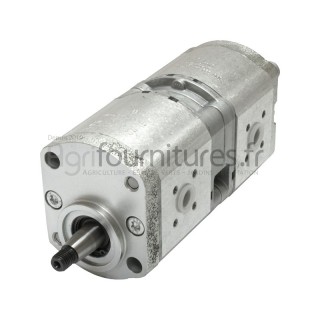 Pompes hydrauliques à engrenages double 16 + 11 cc Bepco 69/565-36 pour tracteur