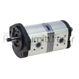 Pompes hydrauliques à engrenages double 19 + 11 cc Bepco 69/BH665417