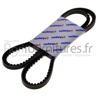 Courroie trapézoidale avx13 - 1450 la, crantée 12,5 mm Bepco 71/144-14503 pour tracteur