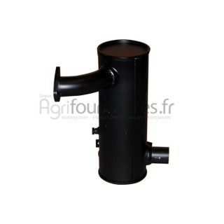 Silencieux d'échappement Ø int. 58 - l. 430 mm Bepco 30/165-110 pour tracteur
