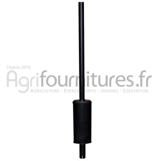 Silencieux d'échappement Ø int. 51.5 - l. 1350 mm Bepco 30/165-26 pour tracteur