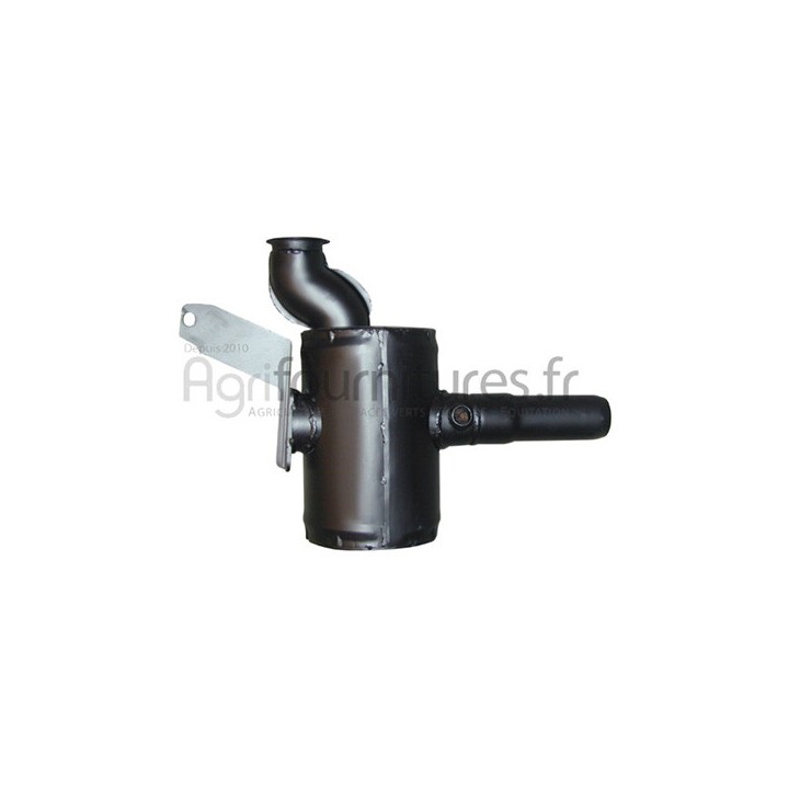 Silencieux d'échappement Ø int. 61 - l. 390 mm Bepco 24/165-158 pour tracteur