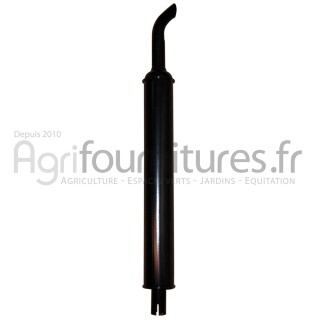 Silencieux d'échappement Ø int. 39 - l. 870 mm Bepco 30/165-6 pour tracteur