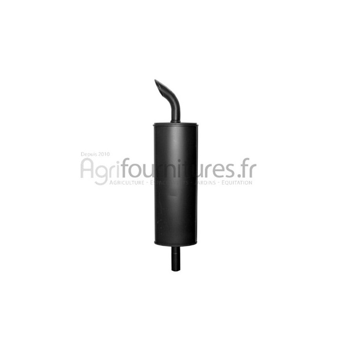 Silencieux d'échappement Ø int. 51 - l. 130 mm Bepco 24/165-10 pour tracteur industriel