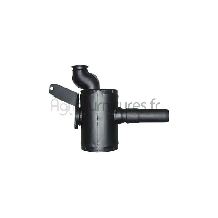 Silencieux d'échappement Ø int. 59 - l. 385 mm Bepco 24/165-159 pour tracteur