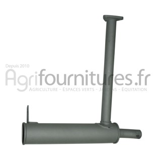 Silencieux d'échappement Ø int. 40 - l. 577 mm Bepco 30/165-157 pour tracteur