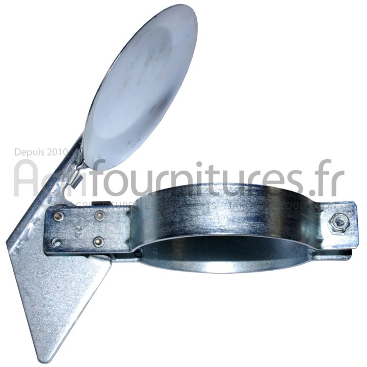 Raincap Ø 89 mm - peinture noire échappement Bepco 70/2930-89 pour moissonneuse - batteuse