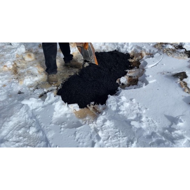 Enrobé - Goudron - Bitume à froid Premium longue durée Rapid Asphalt, Prêt à l'emploi sac 15 kg