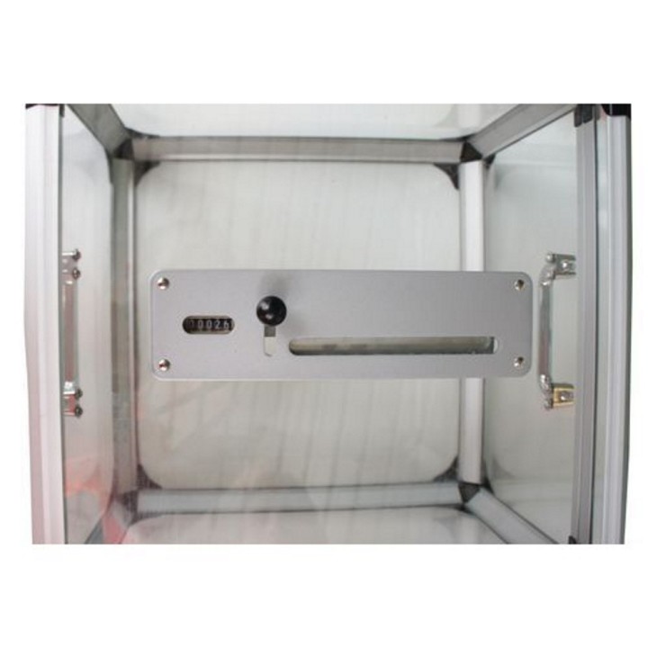 Urne officielle Viso avec compteur et cadenas - 60 L - 1200 bulletins