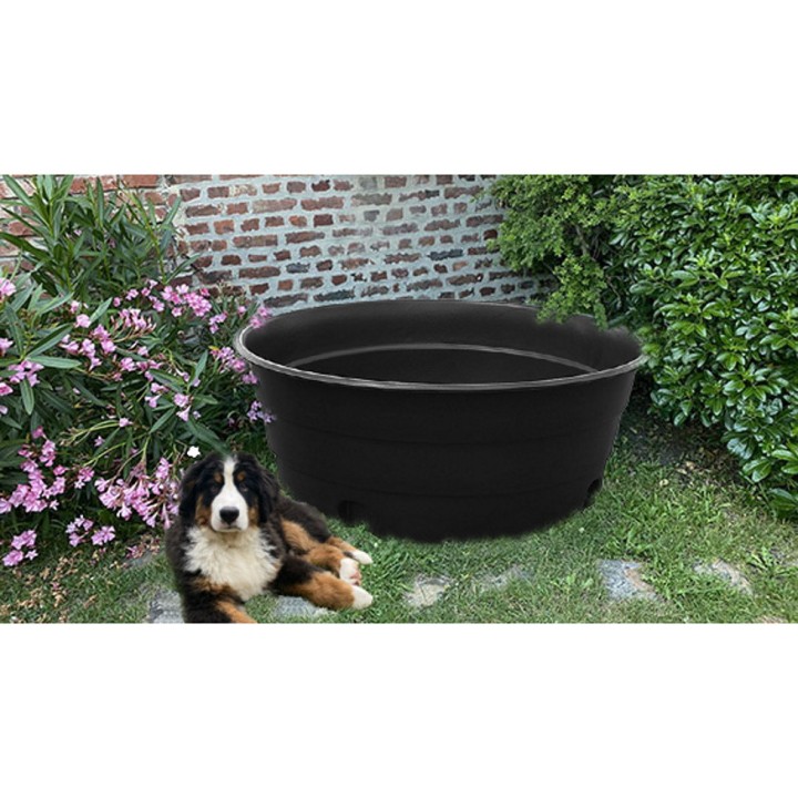 Bassin pour animaux noir 900 L Plast'Up