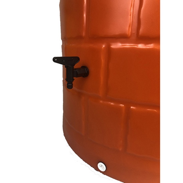 Puit collecteur d'eau orange 340 L Plast'Up