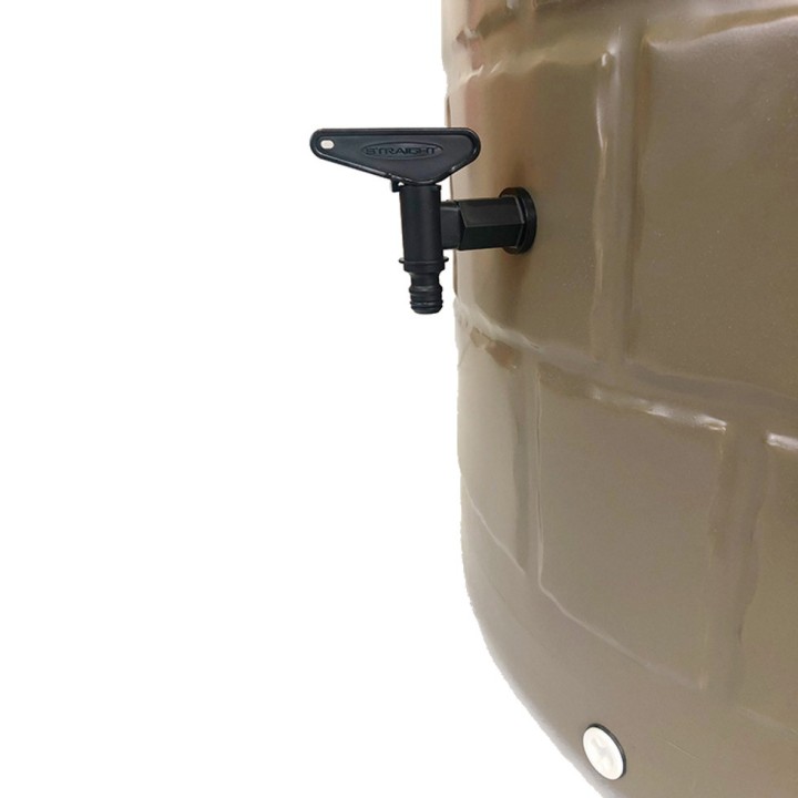 Puit collecteur d'eau taupe 340 L Plast'Up