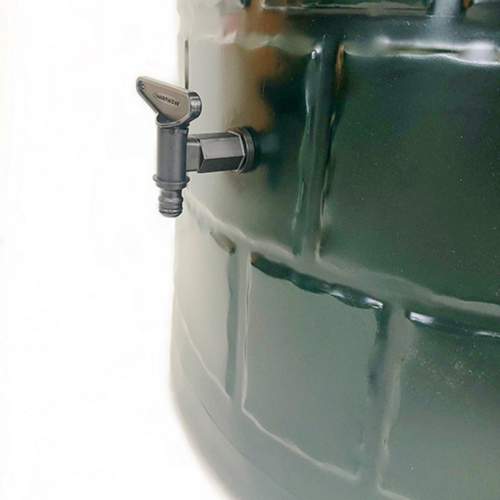 Puit collecteur d'eau vert foncé 340 L Plast'Up