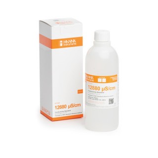Solution d'étalonnage Hanna Instruments, conductivité à 12,88 mS-cm, bouteille 500 mL