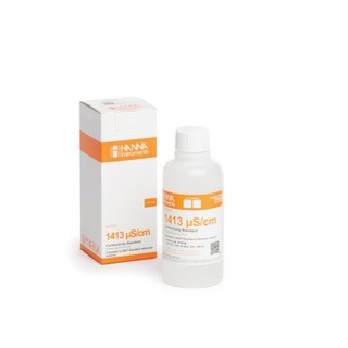 Solution d'étalonnage Hanna Instruments, conductivité à 1413 micro-seconde-cm, bouteille 230 mL