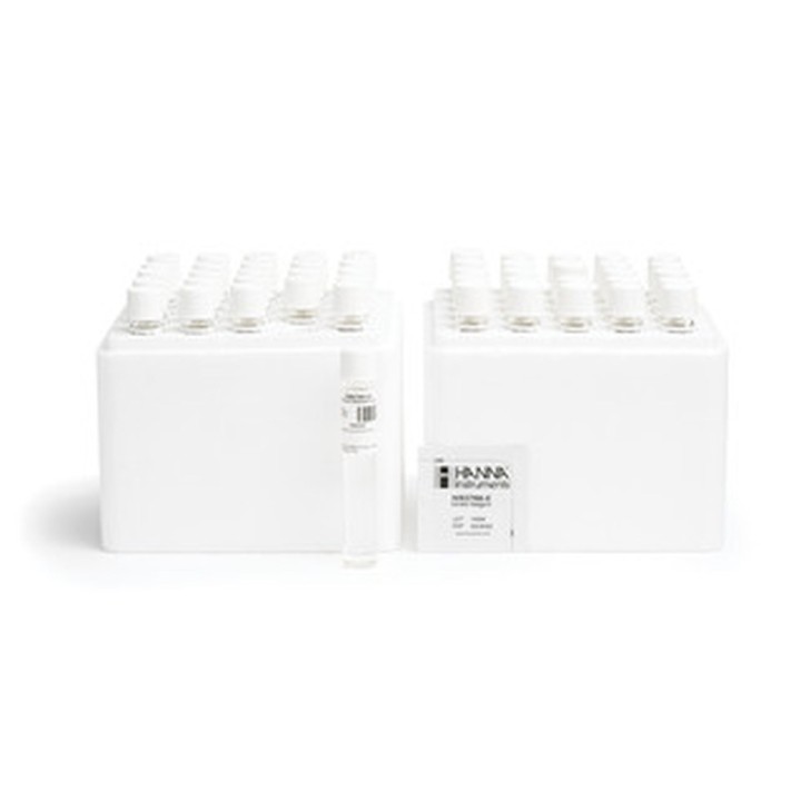 Tubes nitrates Hanna Instruments, 0,0 à 30,0 mg-L, code barre, 50 tests