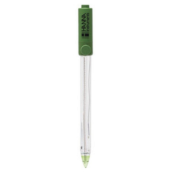 Électrode pH-°C Hanna Instruments, pour graisses, crèmes et échantillons de sol, corps verre, connecteur DIN, câble 1 m