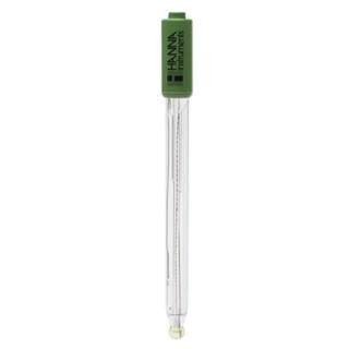 Électrode pH-°C pour HI98190 Hanna Instruments, usage général - laboratoire, corps en verre, connecteur DIN, câble 1 m