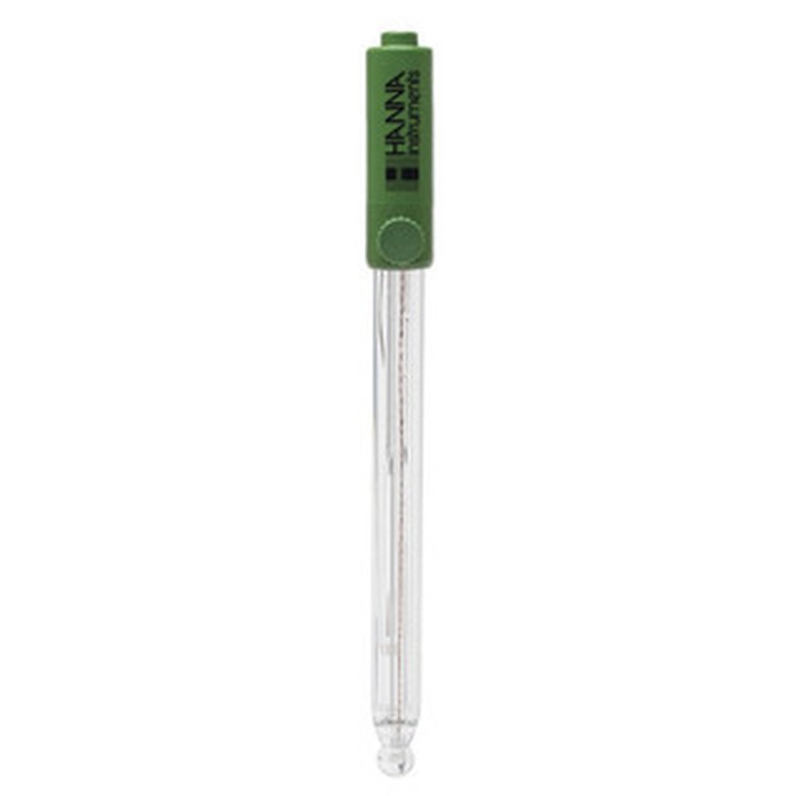 Électrode pH-°C Hanna Instruments, usage général et labo, corps en verre, à remplissage, connecteur DIN, câble 1 m