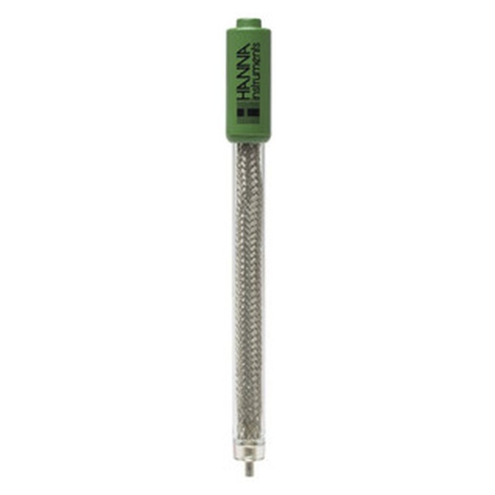 Électrode rédox séparée Hanna Instruments, capteur argent, corps en verre, connecteur BNC, câble 1 m
