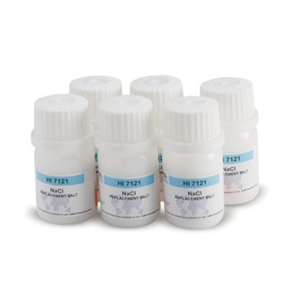 Sels NaCl (6 x 33 gr.) Hanna Instruments pour étalonnage en forte humidité