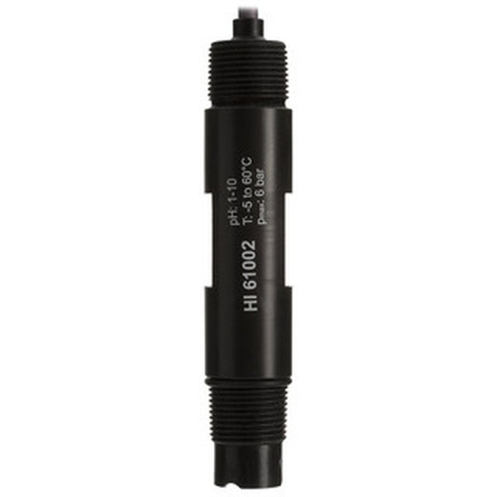 Électrode pH amplifiée Hanna Instruments,Solutions acides avec fluor, entrée diff., connecteur BNC, câble 5 m