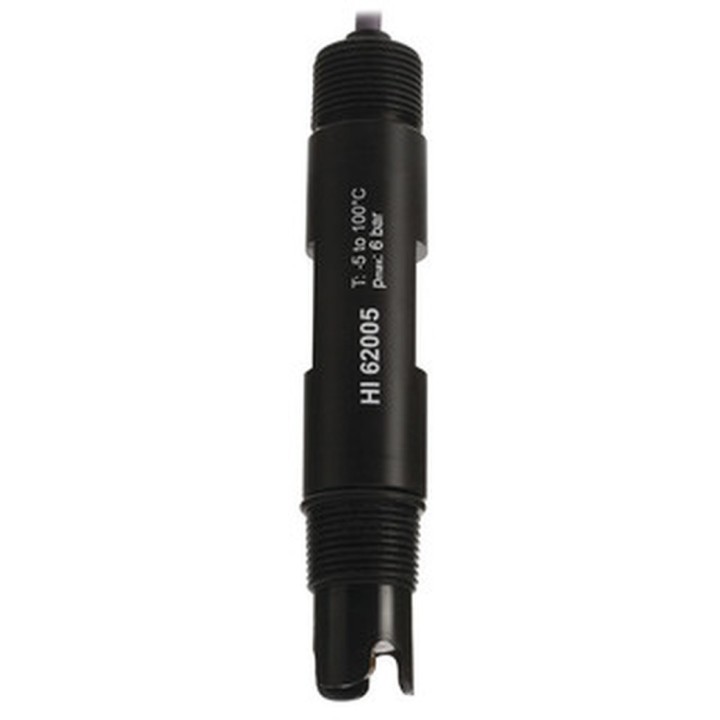 Électrode rédox amplifiée Hanna Instruments, capteur or, entrée différentielle, connecteur BNC, câble 5 m