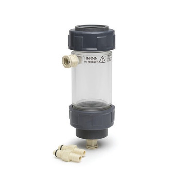 Chambre de passage longue Hanna Instruments pour sondes avec module de turbidité