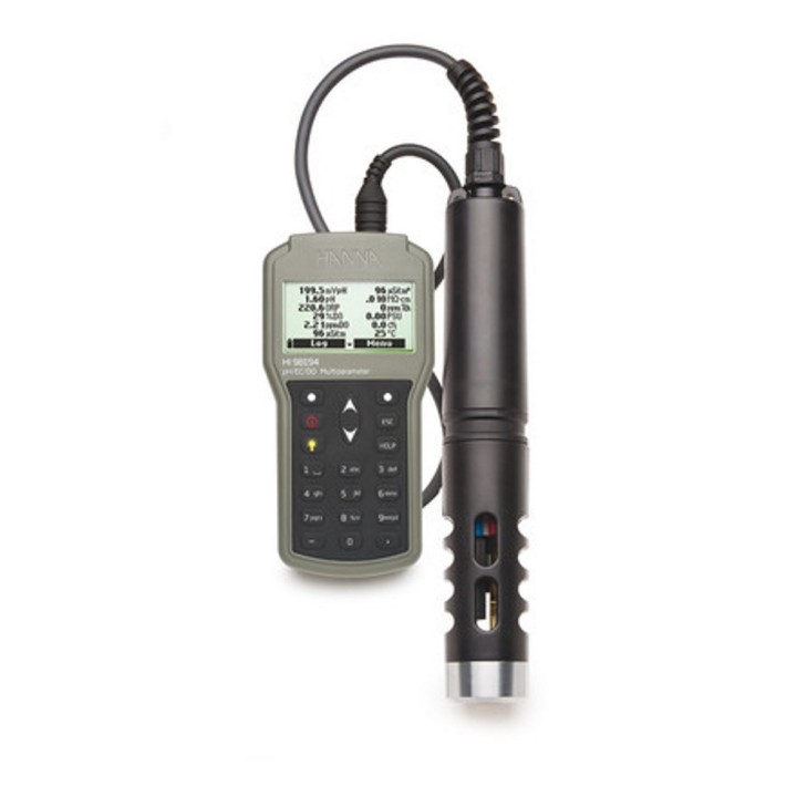 Multiparamètre pH-rédox-EC-OD Hanna Instruments, sonde et câble 20 m