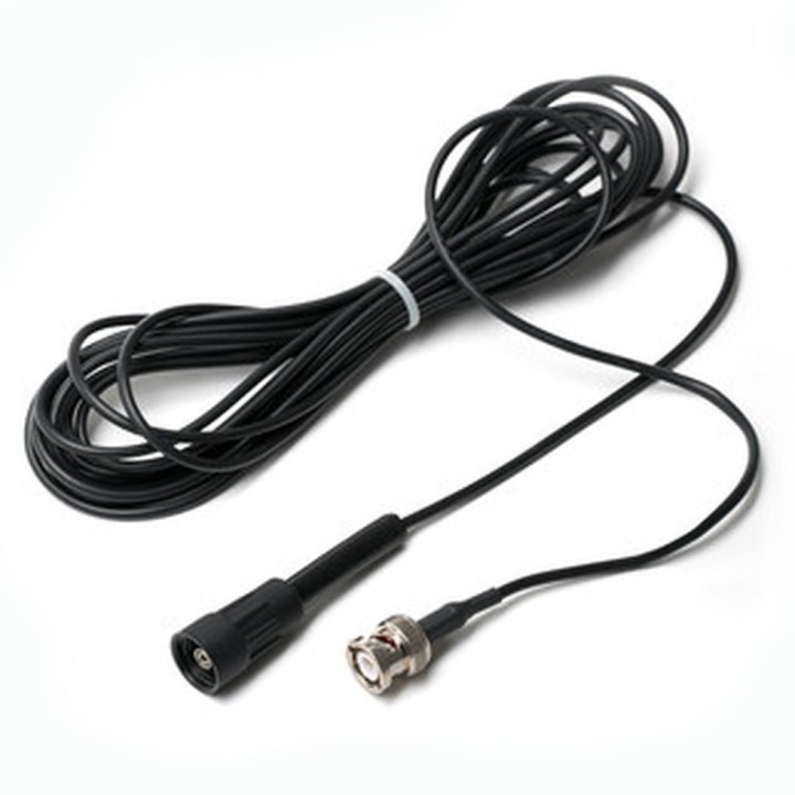 Câble pour électrodes Hanna Instruments, longueur 7 m, diamètre 5 mm, connecteur tête à vis-BNC
