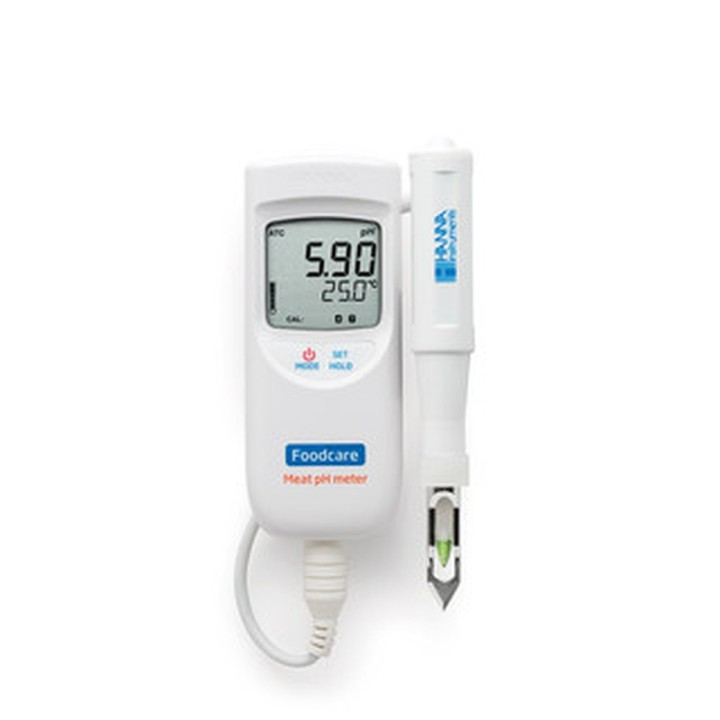 pH-°C-mètre compact Hanna Instruments étanche spécial viande