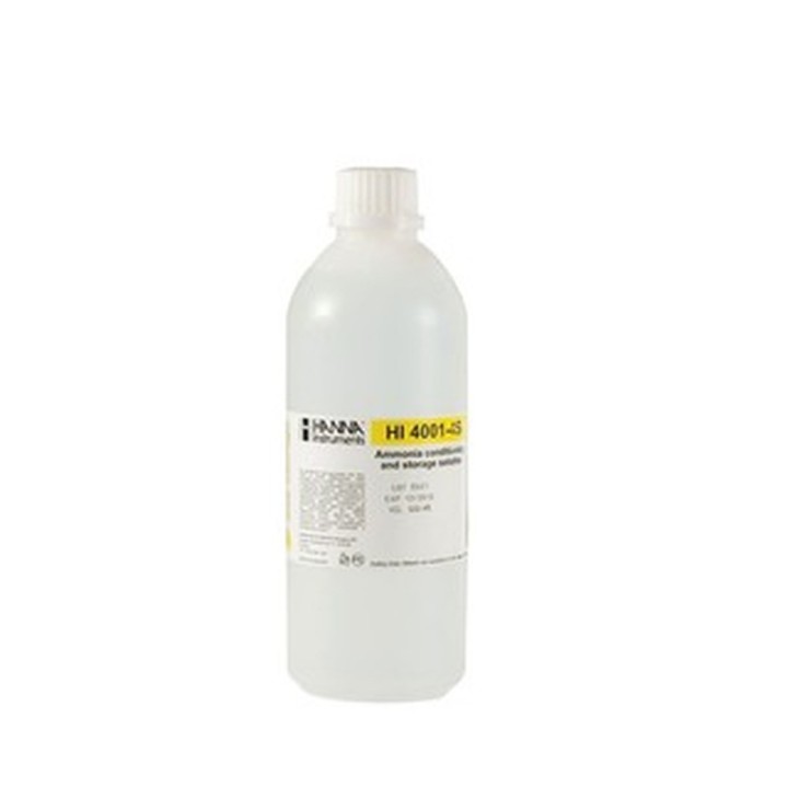 Solution de prétraitement Hanna Instruments pour électrode ammoniaque HI 4101, 500 mL