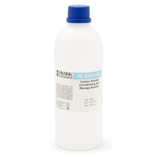 Solution de prétraitement pour électrode dioxyde de carbone HI 4105 Hanna Instruments, 500 mL