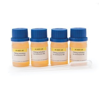 Solution de remplissage ammoniaque Hanna Instruments, 4 x 30 mL