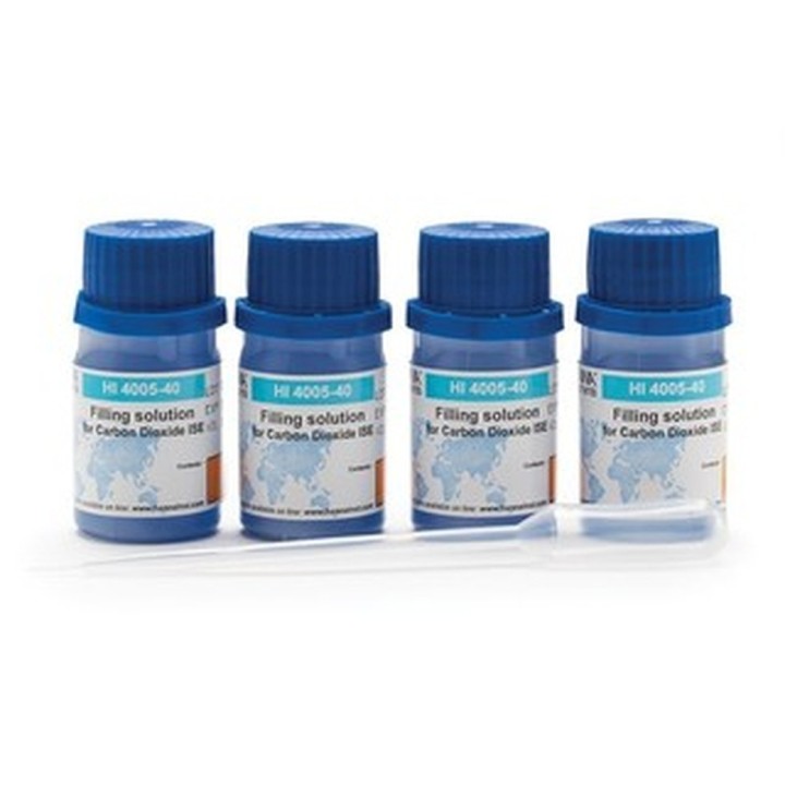 Solution de remplissage dioxyde de carbone Hanna Instruments, 4 x 30 mL