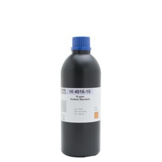 Solution d'étalonnage Hanna Instruments pour sodium, 10 mg-L, bouteille 500 mL