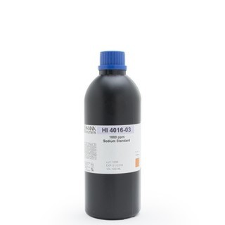 Solution d'étalonnage Hanna Instruments pour sodium, 1000 mg-L, bouteille 500 mL