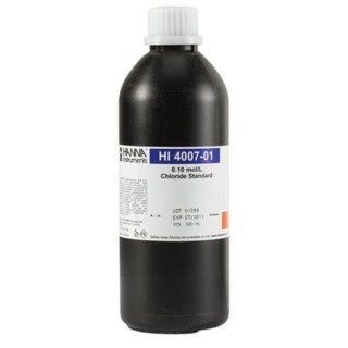 Solution étalon 0,1 M chlorures Hanna Instruments, 500 mL