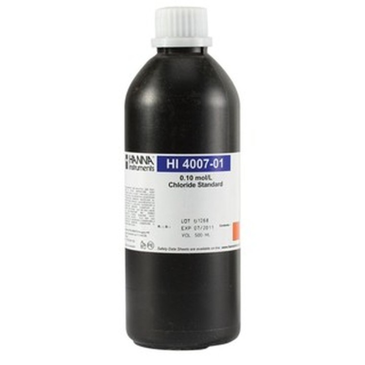 Solution étalon 0,1 M chlorures Hanna Instruments, 500 mL