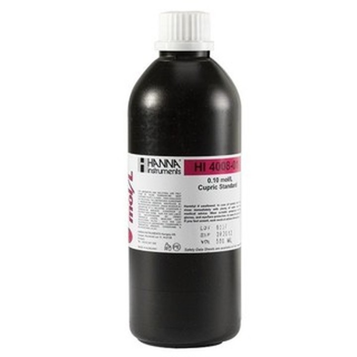 Solution étalon 0,1 M cuivre Hanna Instruments, 500 mL
