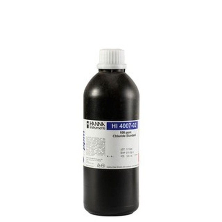 Solution étalon 100 mg-L chlorures Hanna Instruments, 500 mL