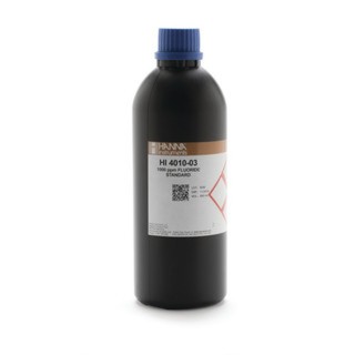 Solution étalon 1000 mg-L fluorures Hanna Instruments, 500 mL