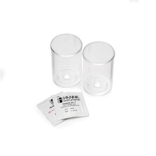 Solutions tampons pH 4 et 7 avec chlorure Hanna Instruments, pour électrodes sélectives à gaz (10 x 25 mL de chaque)